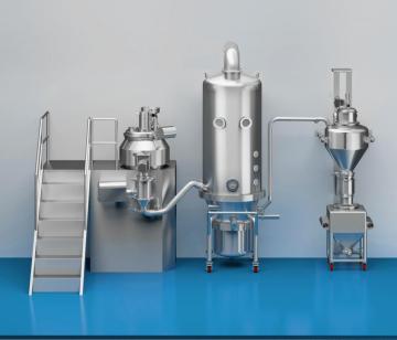 Closed Granulator Dyer Line