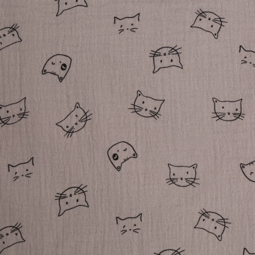 New Product Cotton Double Layer Gauze Printed Fabric