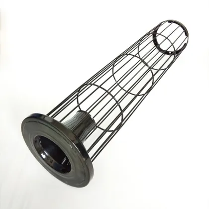Spring dust collector cage bone