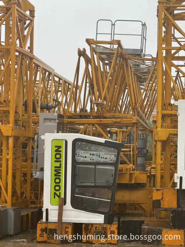 Zoomlion 65M 10 Ton Luffing Jib Tower Crane: High-Quality Construction Equipment with 25M Max Lifting Height and 6 Ton Loading C