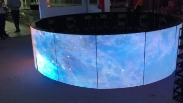 Modulo LED per pannelli pubblicitari interni a schermo curvo flessibile