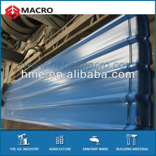 Kenya Market Bule Coating Corrugated Steel Sheet