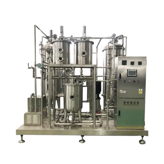 Automatic 5000BPH Cola Carbonated Soft Drink CO2 Mixer