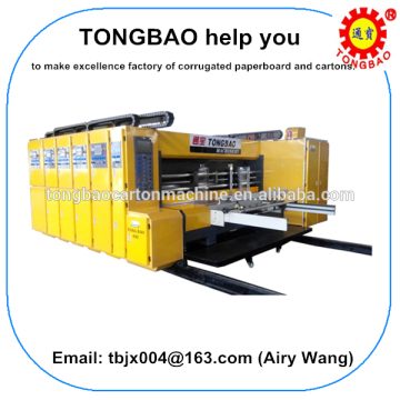 High speed 4 color carton box printing die cutting machine price