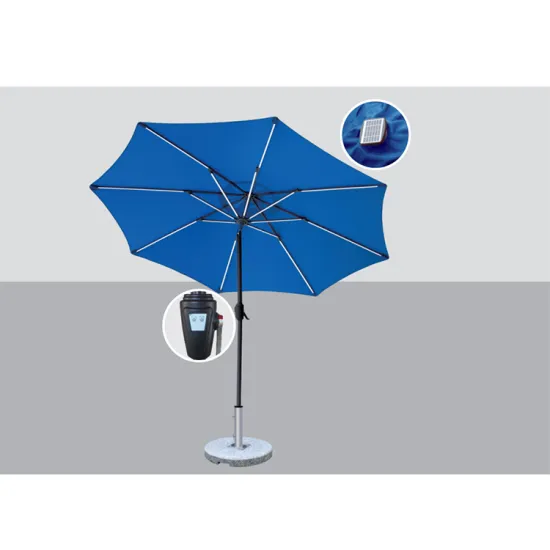 High-Quality Outdoor Solar LED Garden Patio Umbrella