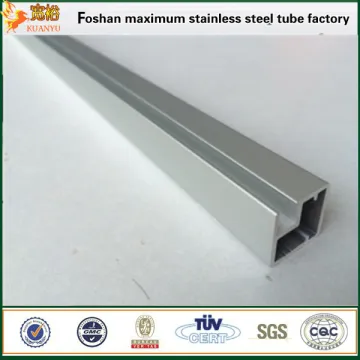 China Factory wholesale stainless steel pipe tp316 slot square tubing