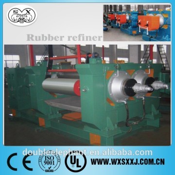 reclaimed rubber two roller refiner machine with high quality