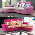 Fabric L-formad soffa Chaise Lounge Corner Soffa
