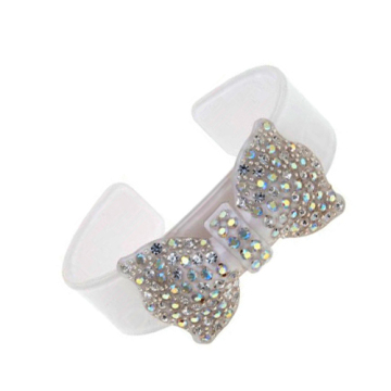 Whitesnow's bowknot bangles fashion with diamondc