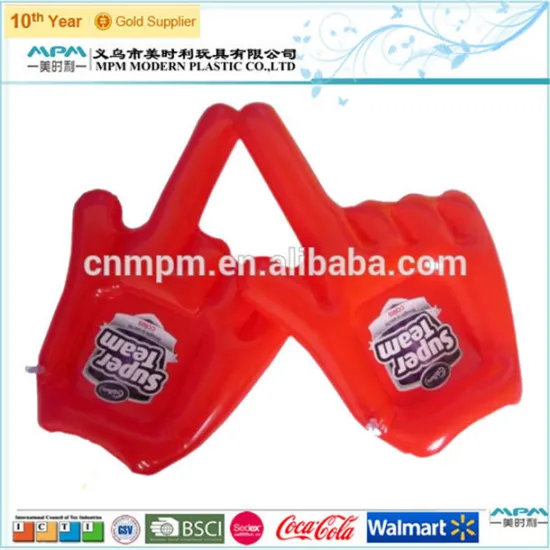 Outdoor Inflatable Cheering Hand Clappers for Football Fans