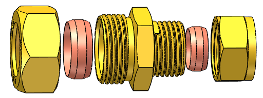 brass compression fittings