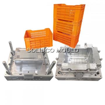 Collapsible Plastic Folded Crates Mould
