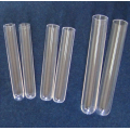 10 * 75 mm tubes à essai en verre transparent