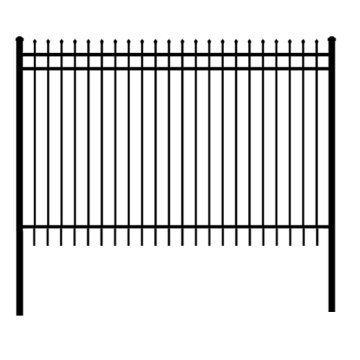 Powder coated Metal Steel Fence Panels