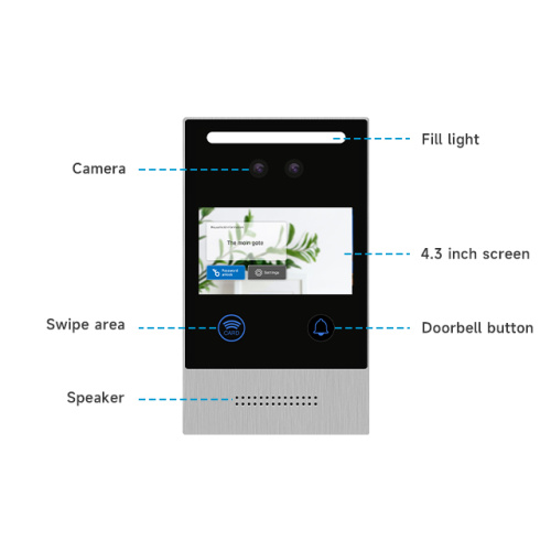 Video Intercom System Smart Ring Doorbell For Apartment Manufactory