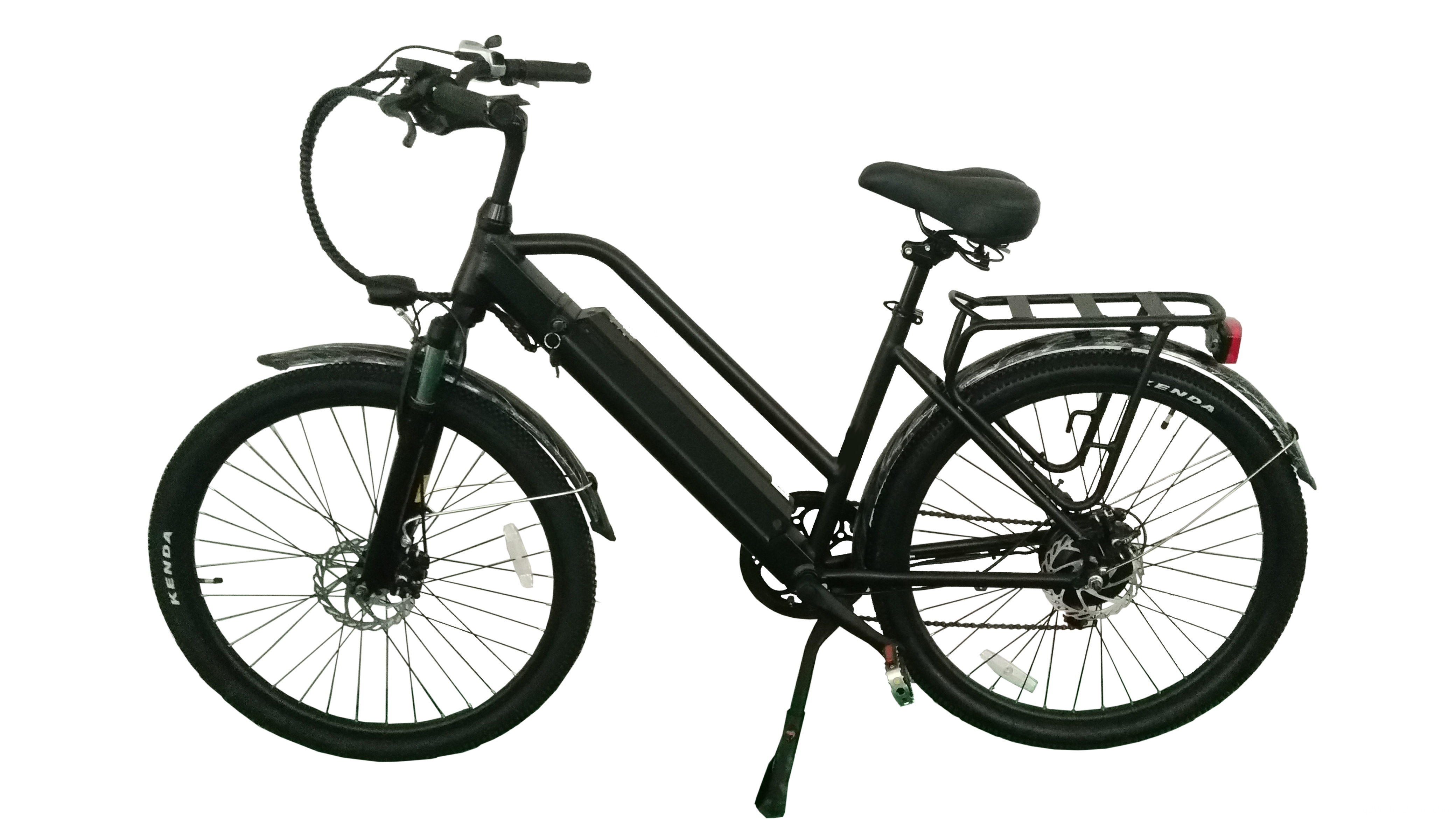 Lithium electric bicycle with switch horn