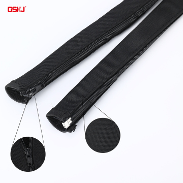Woven Zipper Sleeve for Cable Management