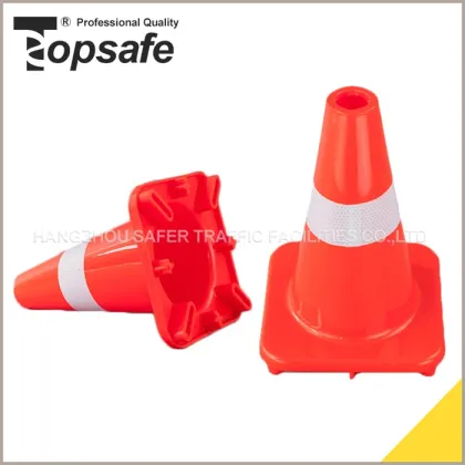 S-1230 30cm Solid Orange PVC Traffic Cone