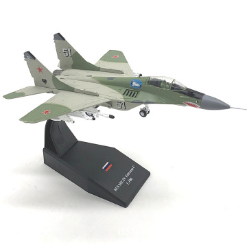 1/100 Skala Russian MiG-29 (Fulcrum C) Kampfflugzeuge Metallmodellflugzeug