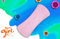 Non perfumed pink panty liners for sensitive skin