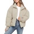 Women's Winter Long Sleeve Zip Puffer Jacket