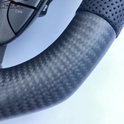 ECR Ever-Carbon Racing High-Quality Customized Matte Carbon Fiber Steering Wheel for Aston Martin
