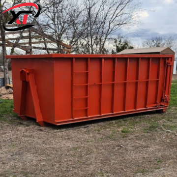 UV-Protected Customizable Hook Lift Dumpster for Outdoor Use