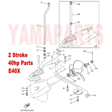 Washer for Yamaha Hidea Parsun Seatan 2 Stroke 40HP Outboard Engine Lower Unit