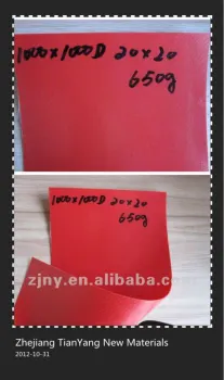 PVC Coated Tarpaulin Acrylic Finishing 1000D 20*20 650g