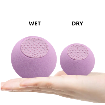 Sponge di silicone per trucco a forma speciale 2 in 1 PULIZIONE DELLA PULIZIONE E DI BEATTURA MORM non-LATEX