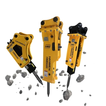 Martillo de interruptores de roca hidráulicos para mini excavador