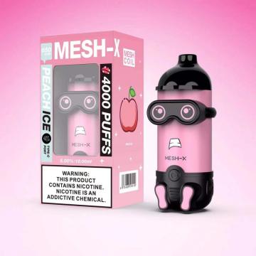 Wholesale ​MESH-X 4000 Puffs Rechargeable Disposable Vape