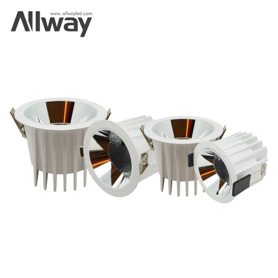 Energy-Saving Anti-Glare COB LED Downlight: 9Watt Die-Cast Aluminum Office Housing