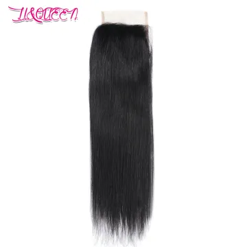 100% Cuticle Aligned Chinese Human Hair Transparent Lace Frontal 4*4 13*4 Swiss Lace Frontal Closure Human Hair Lace
