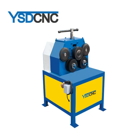 JY-50 High Quality Sheet Metal Circular Duct Tube Electric Vertical Angle Roll Bender