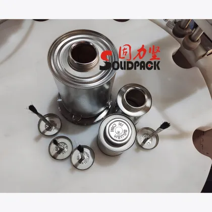 Solidpack 502 Brush Filling and Capping Machine for Viscous Glue