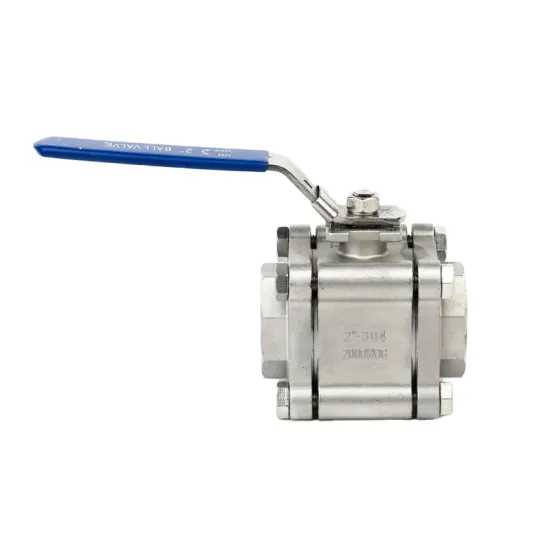 High Pressure 2000wog 3PC CF8m Floating Ball Valve