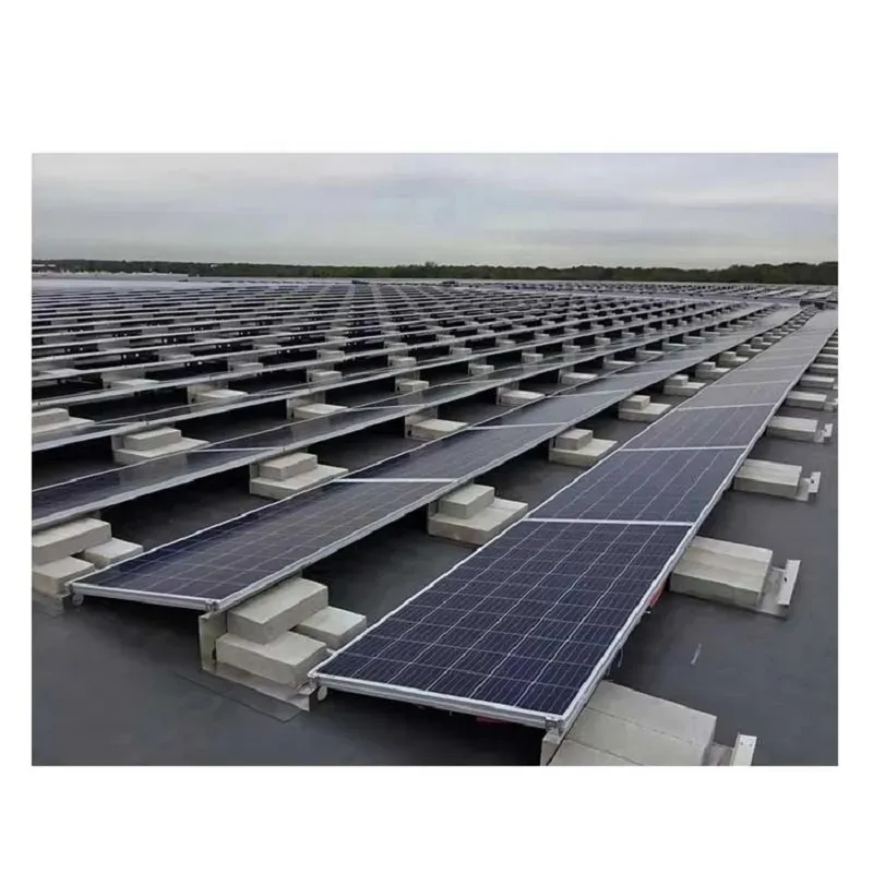 Solar-Ready Flat Concrete Cement Roof Mounting System