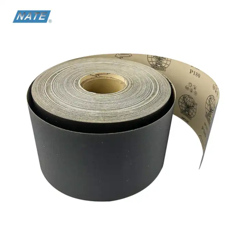 Sand Paper Roll Abrasive Paper Roll Black Sand Paper Rolls 120 Manufactory