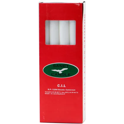 White Candle Solid Candle Paraffin Wax