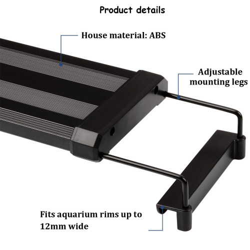 Klasyczne akwarium LED LED Light do słodkiej wody