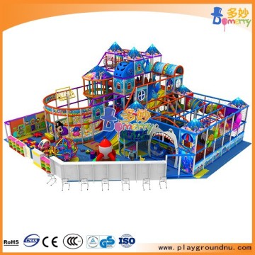 Ocean theme indoor playground for kids amusement rides sale
