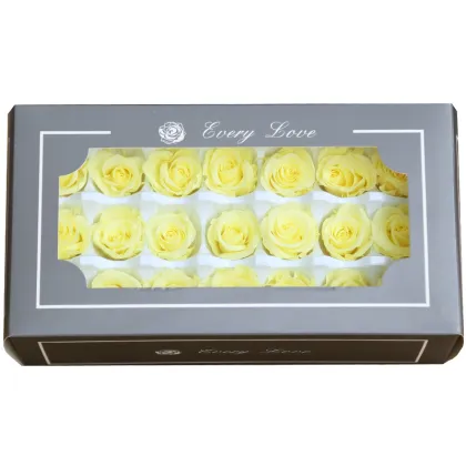 Long Lasting Natural Dried Rose Preserved Head Eternal Flower