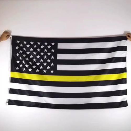 USA America flag with brass grommets