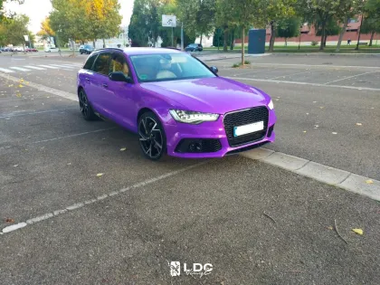 Glossy Explosive violet Car Wrap