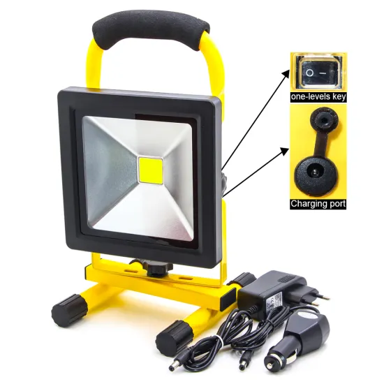 Cob LED Work Light: 2200mAh Rechargeable Flood Light 20W