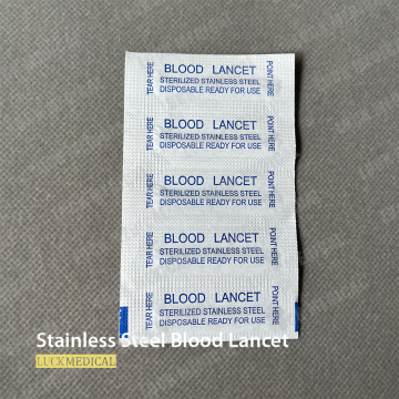 Одноразовая крови из нержавеющей стали Lancet
