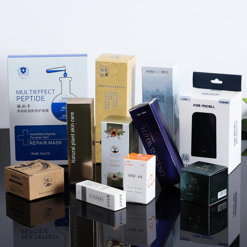 Caixa de papel de personalização de caixa de cosméticos