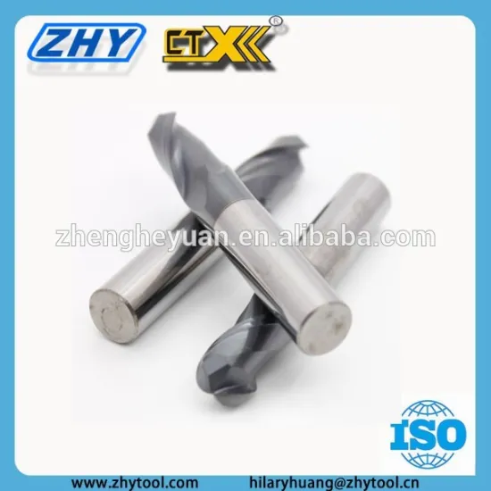 HRC55 solid ball head taper carbide insert cutter end millCutter