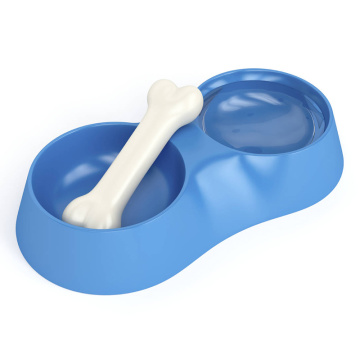 Normal Double Plastic Pet Bowl